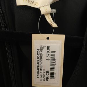 Maje Raphael embroidered dress